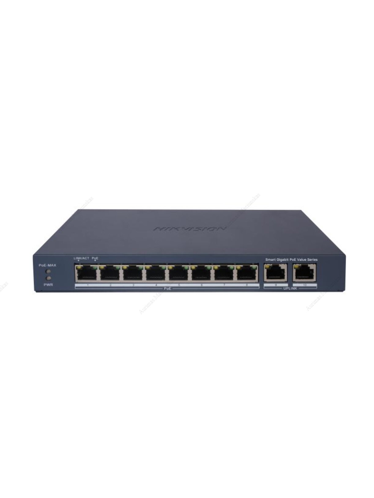 10 prievadų, 8 PoE prievadų komutatorius Hik-vision DS-3E1510P-EI/M 10 prievadų, 8 PoE prievadų komutatorius Hik-vision DS-3E1510P-EI/M