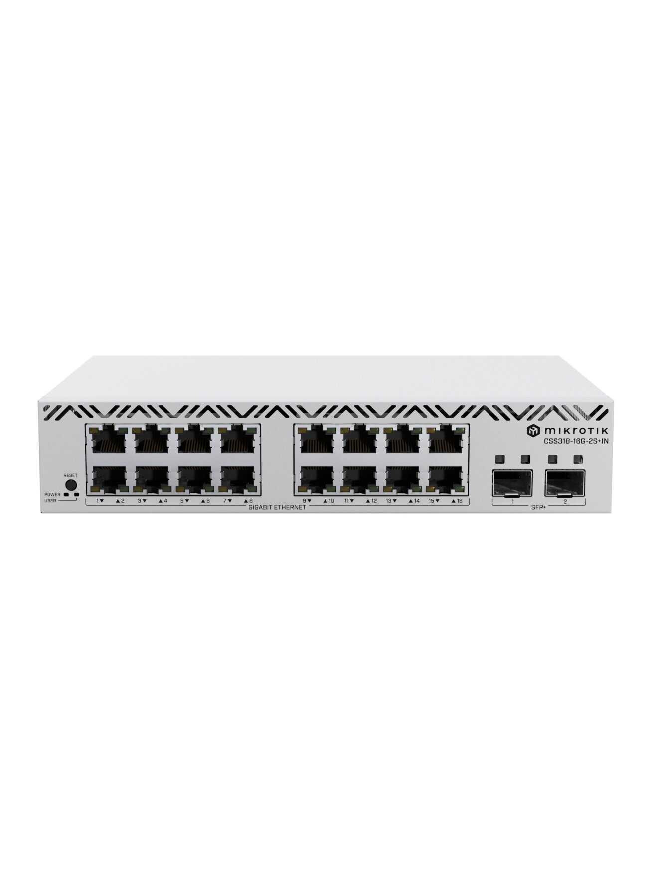 16 prievadų komutatorius MikroTik Cloud Smart Switch CSS318-16G-2S+IN 16 prievadų komutatorius MikroTik Cloud Smart Switch CSS318-16G-2S+IN