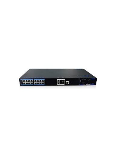 16 prievadų, 16 PoE komutatorius UTEPO UTP7216E-POE-L2