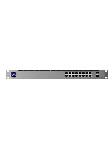 18 prievadų, 16 PoE komutatorius Ubiquiti UniFi USW-16-POE-EU