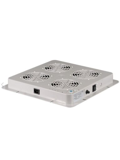 19'' ventiliatorių blokas PRO-LFD02AT.TS (2 vent., termostatas, C14, 380x380x40 mm)