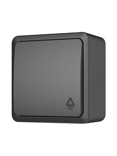 1 kl. mygtukas Vilma P110-012 SL+V (antracitas)