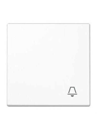 1 kl. apdaila su skambučio simboliu JUNG LS990 LS990KWW (balta)