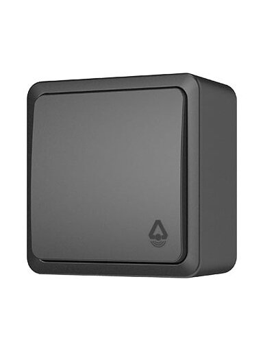 1 kl. mygtukas Vilma P110-012 SL+V (antracitas)