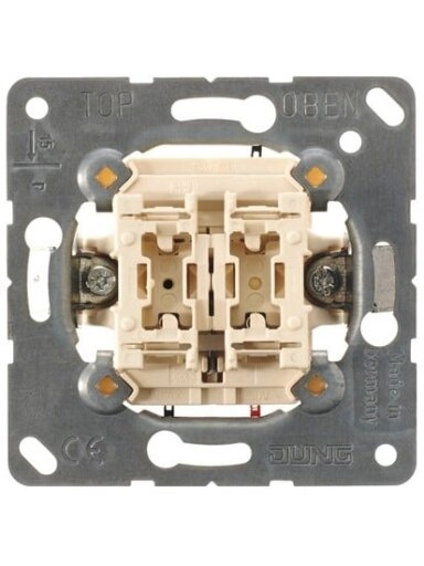 1 kl. mygtuko mechanizmas žaliuzėms JUNG 539VU (10A/250V)