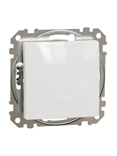 1 klavišo mygtukas Schneider Electric Sedna Design SDD111111 (baltas)
