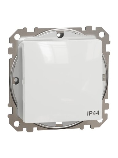 1 klavišo perjungiklis Schneider Electric Sedna Design SDD211106 (IP44, baltas)