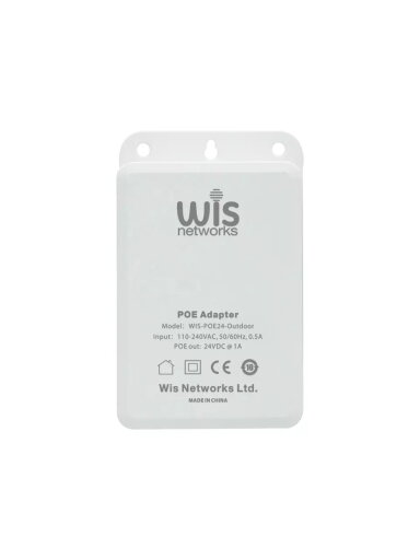 1 PoE prievado komutatorius WISNET WIS-POE24-Outdoor