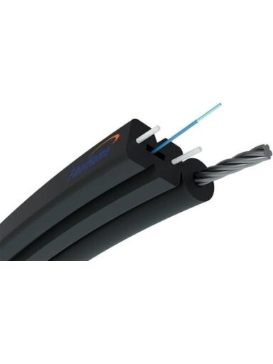 1 skaidulos vienmodis optinis kabelis FiberHome Micro EX.17344 (FTTH, G.657.A1, LSZH, 5.2mm, 600N)