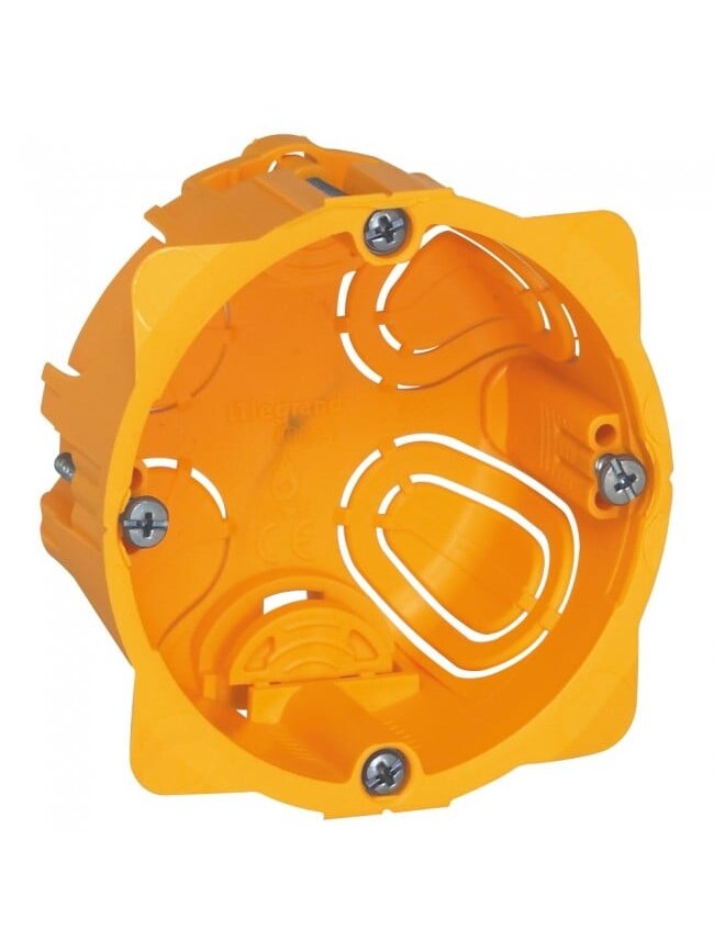 1 vietos dėžutė į gipsą - 50mm Legrand 080051 1 vietos dėžutė į gipsą - 50mm Legrand 080051