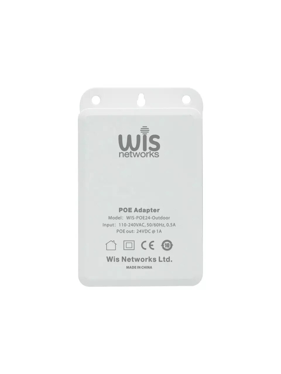 1 PoE prievado komutatorius WISNET WIS-POE24-Outdoor 1 PoE prievado komutatorius WISNET WIS-POE24-Outdoor