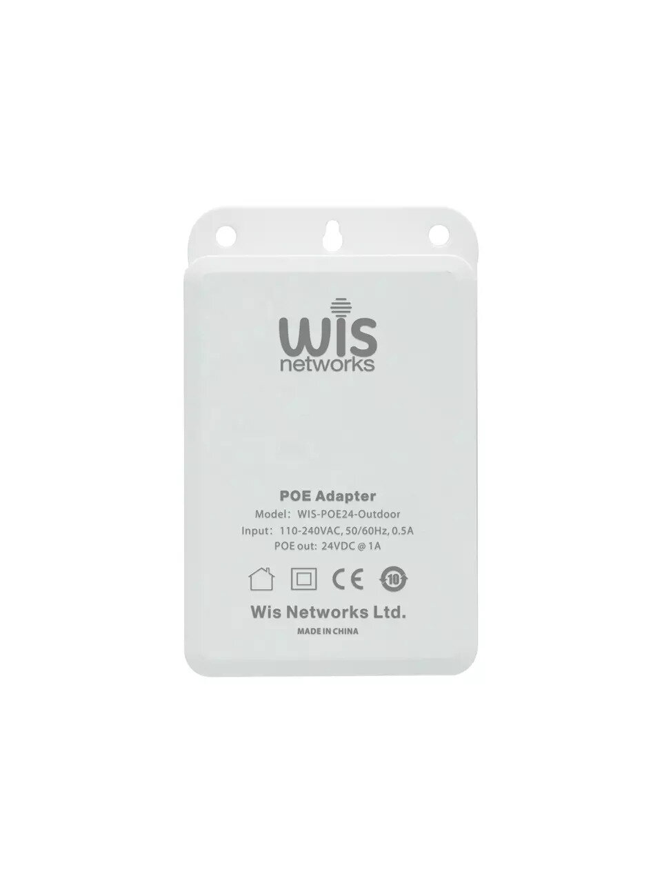 1 PoE prievado komutatorius WISNET WIS-POE48-Outdoor