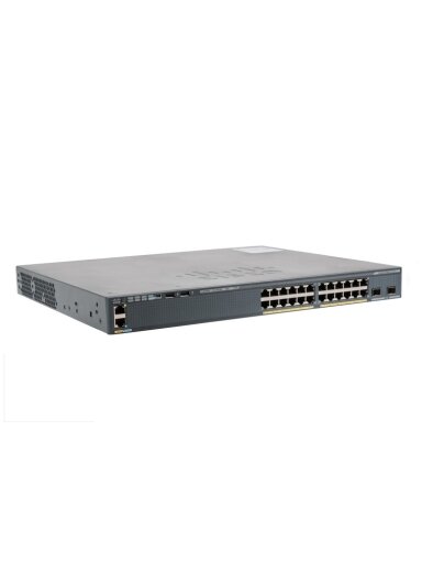 24 PoE prievadų komutatorius CISCO Catalyst WS-C2960X-24PD-L
