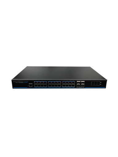 24 prievadų, 24 PoE komutatorius UTEPO UTP3-GSW2404S-MTP250