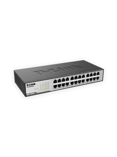 24 prievadų komutatorius D-Link DES-1024D