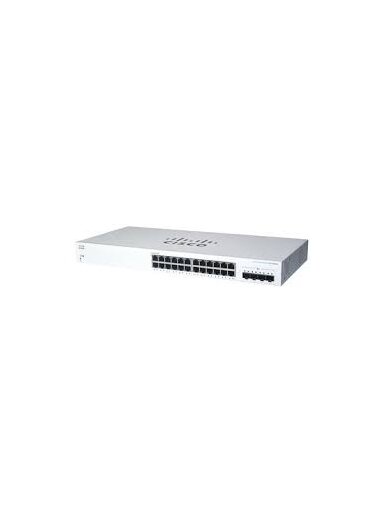 28 prievadų komutatorius CISCO CBS220-24T-4GEU