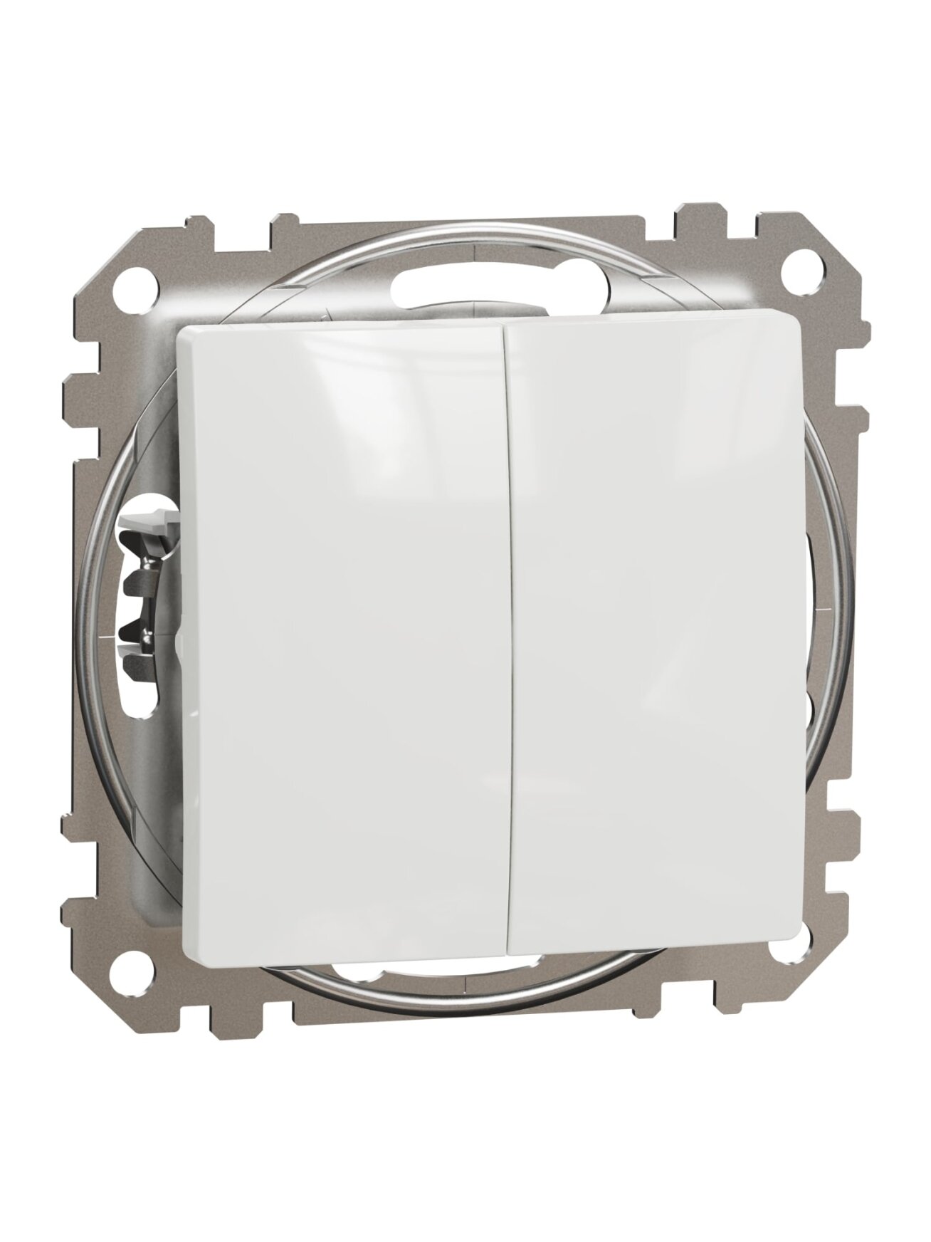 2 klavišų jungiklis Schneider Electric Sedna Design SDD111105 (baltas)