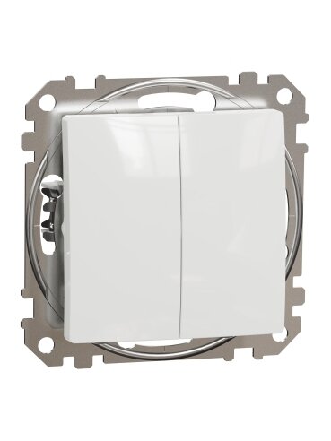 2 klavišų perjungiklis Schneider Electric Sedna Design SDD111108 (baltas) 2 klavišų perjungiklis Schneider Electric Sedna Design SDD111108 (baltas)