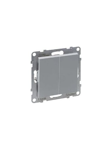 2 kl. aliuminis jungiklis SUNO Legrand 721305
