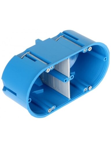 2 vt. dėžutė į gipsą Simet P2x60D (63mm gylio)