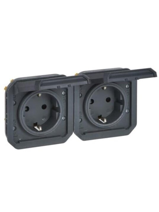 2 v. kištukinio lizdo mechanizmas Legrand 069879L (Antracitas) 2 v. kištukinio lizdo mechanizmas Legrand 069879L (Antracitas)