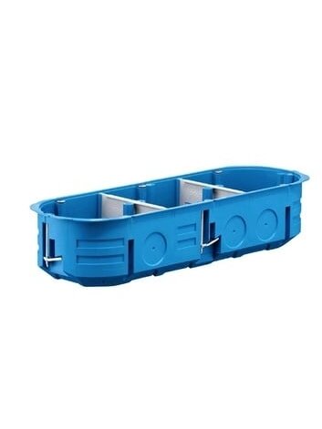 3 vt. dėžutė į gipsą Simet P3x60K (45mm gylio) 3 vt. dėžutė į gipsą Simet P3x60K (45mm gylio)