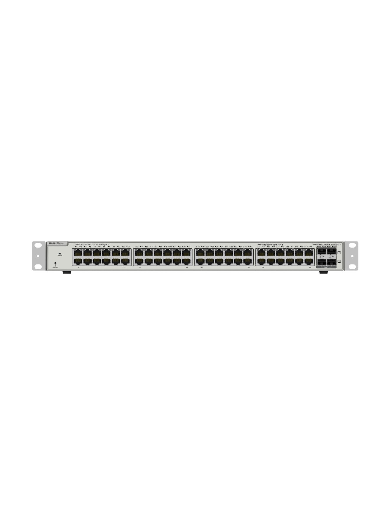 48 prievadų komutatorius Ruijie Reyee RG-NBS5200-48GT4XS