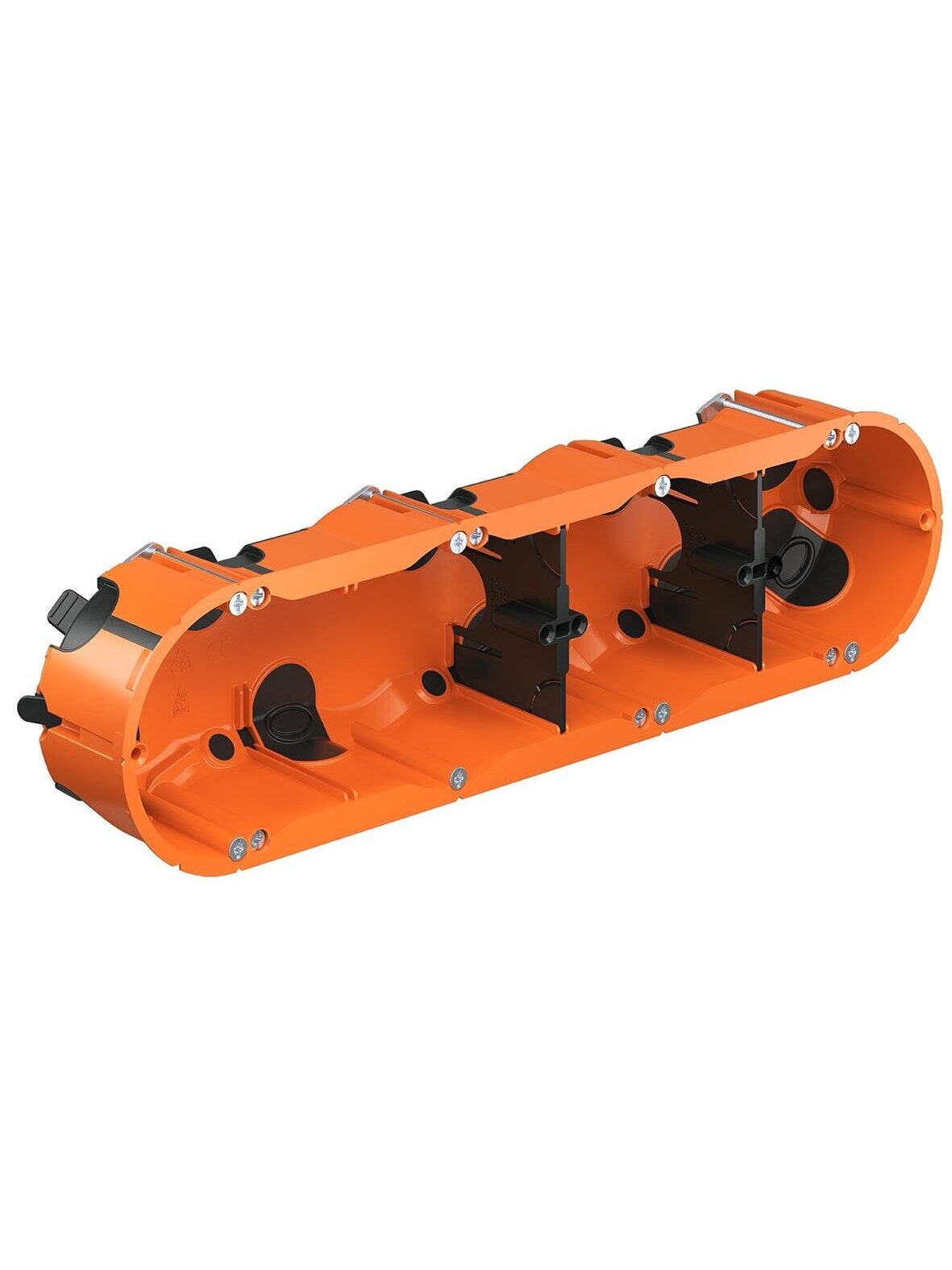 4 vt. dėžutė į gipsą su membranomis Kaiser K9254-22 (48mm gylio)