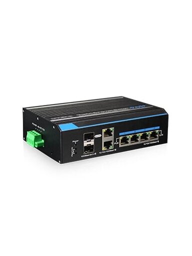 4 prievadų, 4 PoE Komutatorius UTEPO UTP7204GE-HPOE(MS60)