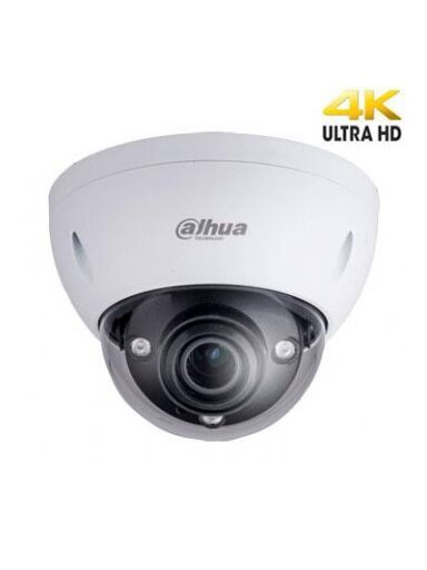 4K IP kamera kupolinė 12M, IR iki 50m.,1/1.7” 4.1~16.4mm, 12MP 20fps, IP67, IK10, IVS, DWDR, SSA