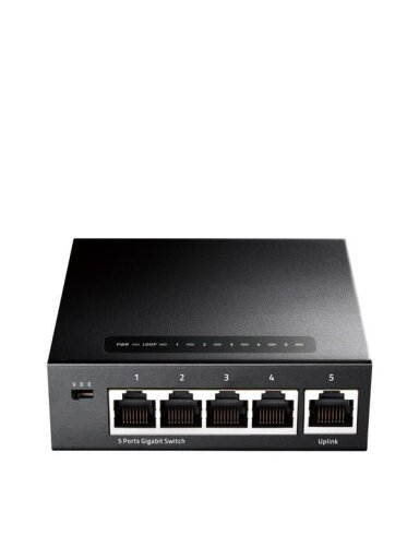 5 prievadų komutatorius CUDY GS105