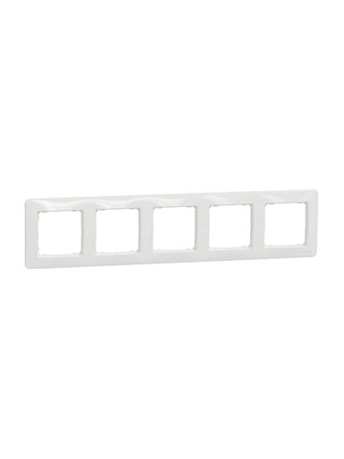 5 vietų rėmelis Schneider Electric Sedna Design SDD311805 (baltas)