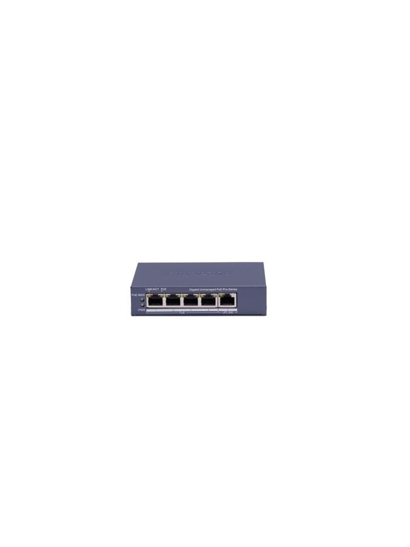 5 prievadų 4 PoE komutatorius Hikvision DS-3E0505P-E(B)