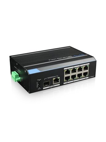 8 prievadų pramoninis komutatorius UTEPO UTP7208E-A1