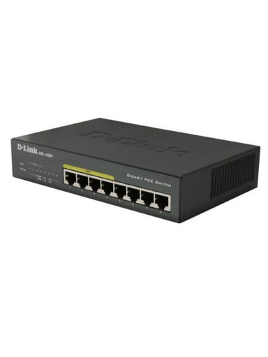 8 prievadų, 4 PoE komutatorius D-Link DES-1008P