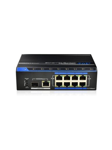 8 prievadų, 8 PoE pramoninis komutatorius UTEPO UTP7208E-POE-A1