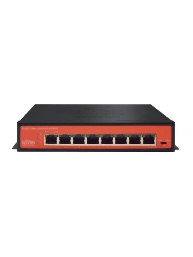 8 prievadų 8 PoE prievadų komutatorius Wi-Tek Wi-PS208H