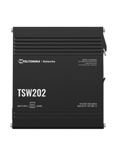 8 prievadų pramoninis komutatorius TELTONIKA TSW202000000 (PoE)