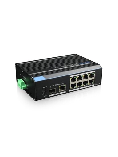 8 prievadų pramoninis komutatorius UTEPO UTP7208E-A1