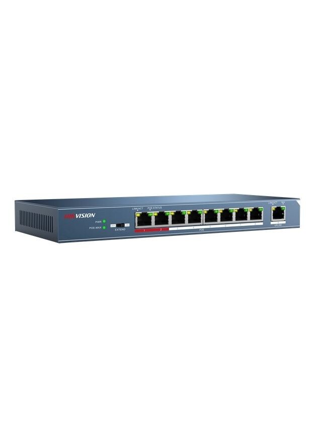 8 prievadų, 8 PoE komutatorius Hikvision DS-3E0109P-E 8 prievadų, 8 PoE komutatorius Hikvision DS-3E0109P-E