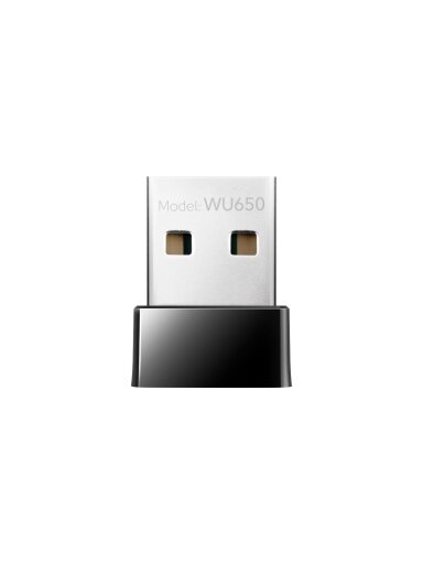 Adapteris CUDY WU650 Nano USB (WiFi 5, 433Mbps + 200Mbps WiFi)