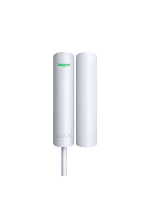 Adresinis durų magnetas Ajax DoorProtect Plus Fibra 44395.13.WH1 (baltas, su vibracijos ir poslinkio jutikliu)