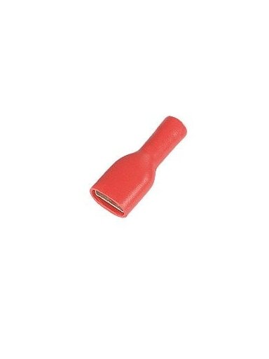 AFH/A-1.5 pilnai izoliuotas kištukinis lizdas (1.5mm², raudonas)