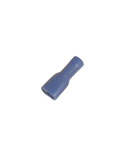 AFH/A-2.5 pilnai izoliuotas kištukinis lizdas (2.5mm², mėlynas)
