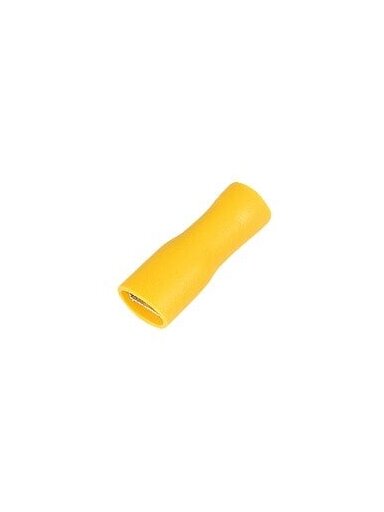 AFH/A-6 pilnai izoliuotas kištukinis lizdas (6mm², geltonas)