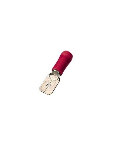 AFM-1.5 izoliuotas kištukas (1.5mm², raudonas)