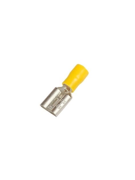 AFH-6/9.5 izoliuotas kištukinis lizdas (6mm², geltonas) AFH-6/9.5 izoliuotas kištukinis lizdas (6mm², geltonas)
