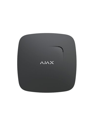 Ajax FireProtect dūmų detektorius (juodas)