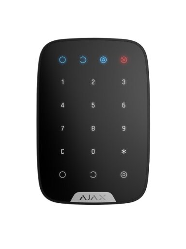 AJAX KeyPad Plus belaidė valdymo klaviatūra (juoda)