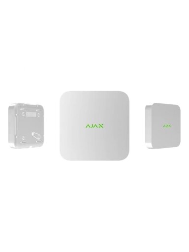 Ajax NVR HAC 134500.122.WH (baltas, 8 kanalų, HDMI, 2xUSB, H.265, HDD iki 16TB)